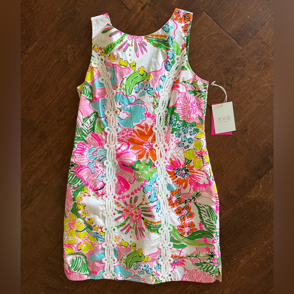 Lilly Pulitzer for Target Floral Mini Dress - Pink, Green, Orange